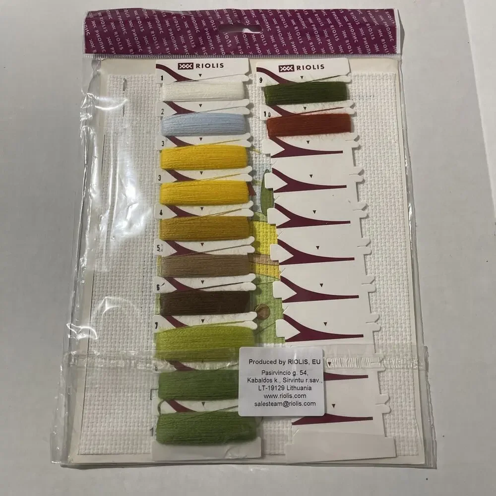 NEW 2014 Riolis Cross Stitch‎ Kit Spring Home by Water #1571 Sealed.